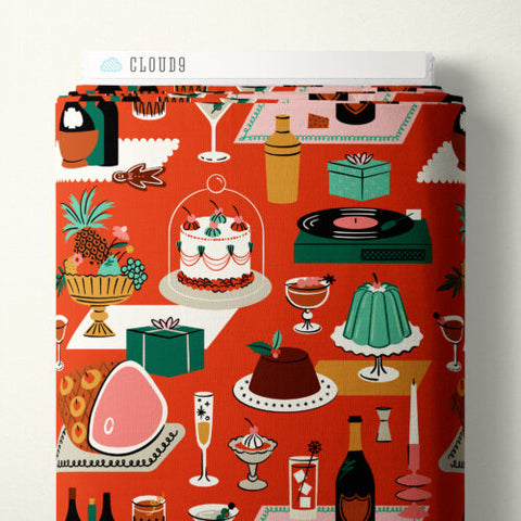 Holiday Soirée | Red -- Merry & Mod by Shelby Warwood -- Cloud 9