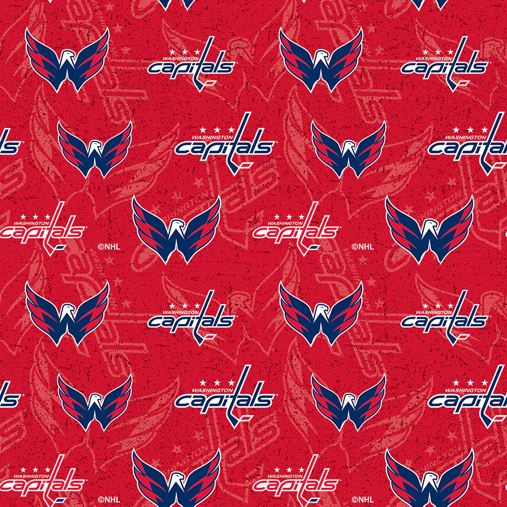 WASHINGTON CAPITALS-Tone on Tone-100% Cotton