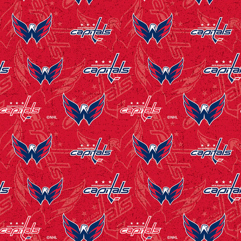 WASHINGTON CAPITALS-Tone on Tone-100% Cotton
