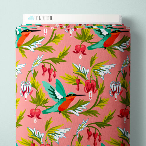 Bleeding Heart Buffet | Pink/Multi -- Elle Crée --- Cloud 9