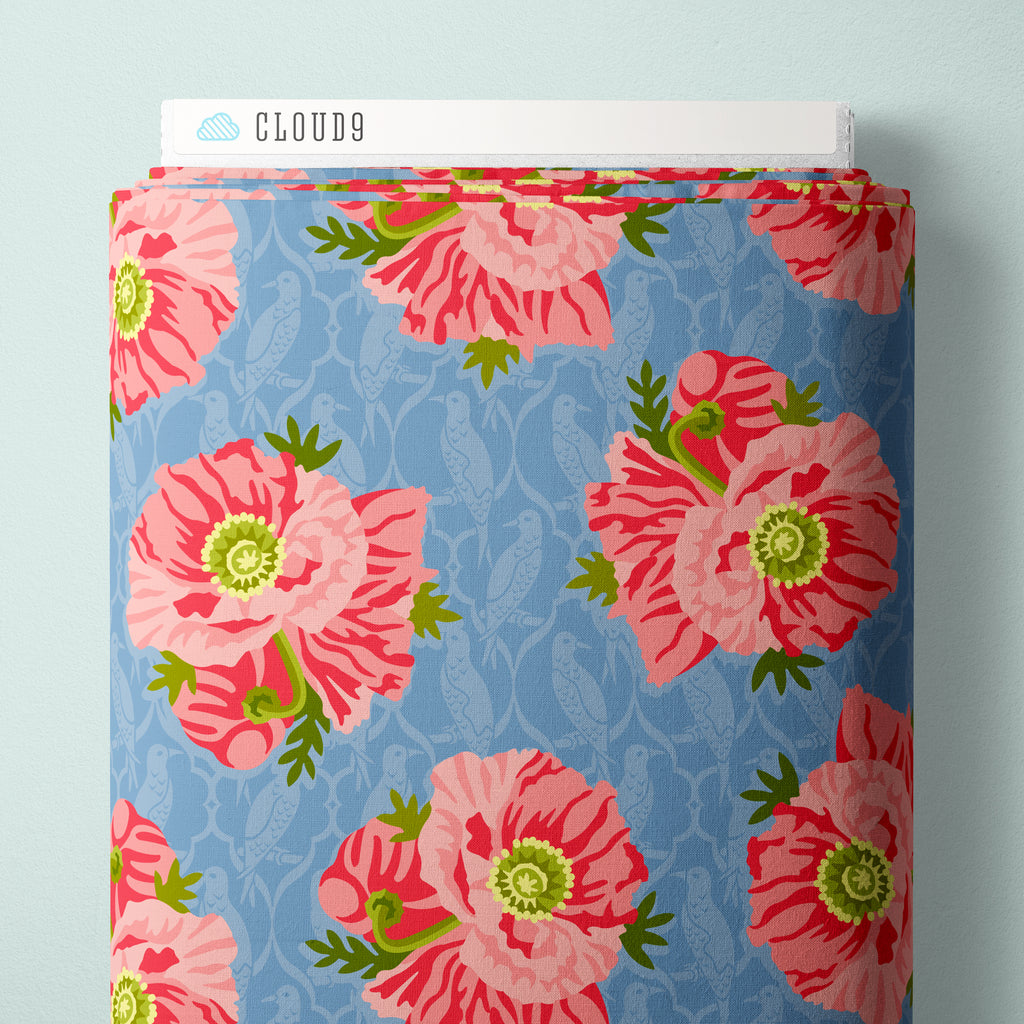 Poppy Soirée | Blue -- Elle Crée --- Cloud 9