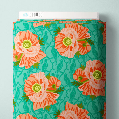 Poppy Soirée | Turquoise -- Elle Crée --- Cloud 9