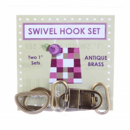 1" Swivel Hook Set -- Quilts Illustrated