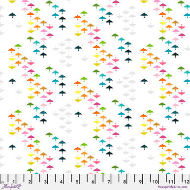 In Flight - White || What the Birds said by Cori Dantini -- Free Spirit Fabrics