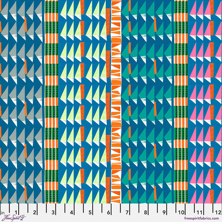 Triangle - Multi || Flying South by Clare Youngs -- Free Spirit Fabrics