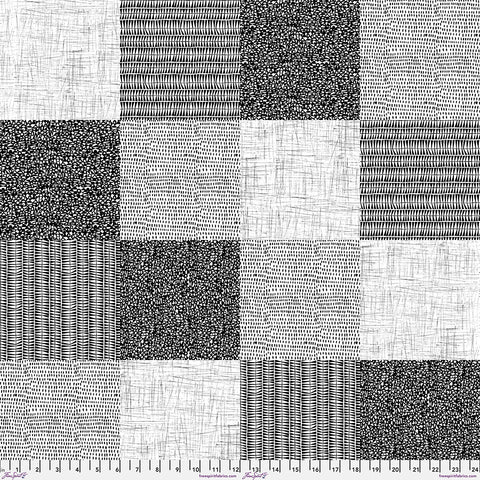 Textures - Monochrome  || Flying South by Clare Youngs -- Free Spirit Fabrics
