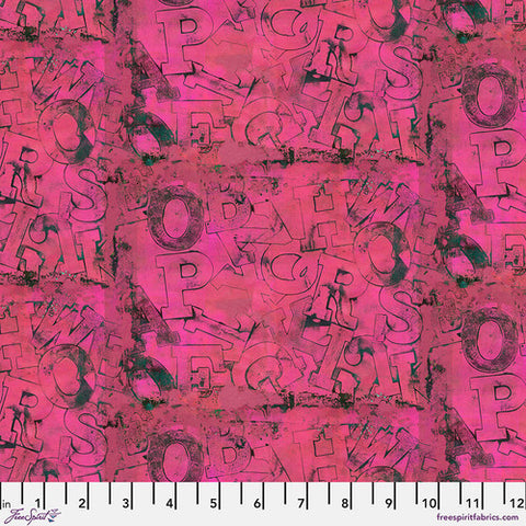 Small Intertwine - Watermelon || Ravel --  e bond for Free Spirit Fabrics