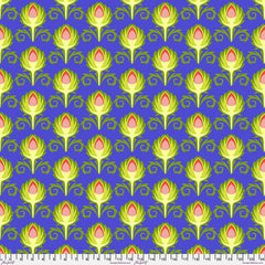 Artichoke - Blue || Vegetable Patch by Jane Sassman -- Free Spirit Fabrics