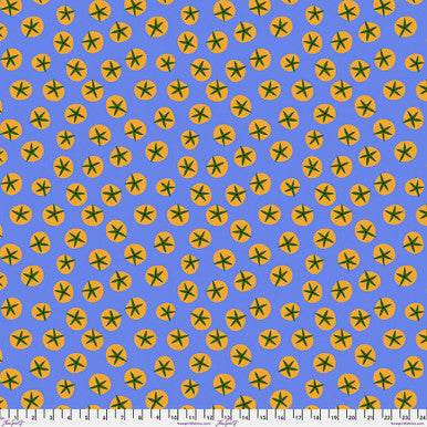 Tomato Blue || Vegetable Patch by Jane Sassaman -- Free Spirit Fabrics