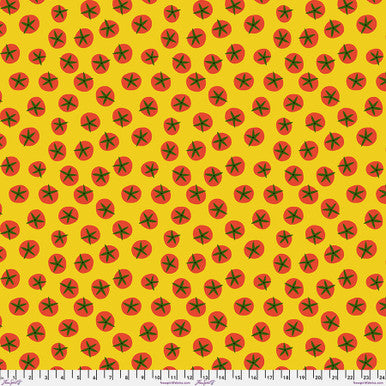 Yellow Blue || Vegetable Patch by Jane Sassaman -- Free Spirit Fabrics