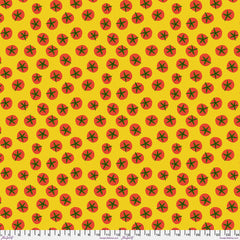 Yellow Blue || Vegetable Patch by Jane Sassaman -- Free Spirit Fabrics