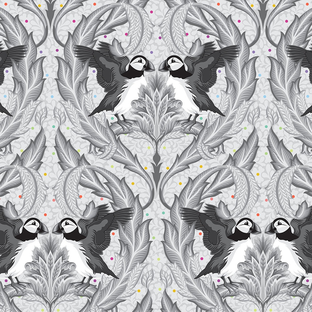 Huffin & Puffin - Whisper || Graywork by Tula Pink -- Free Spirit Fabrics