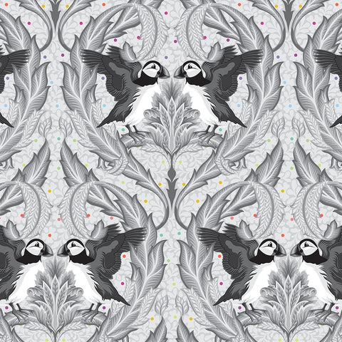 Huffin & Puffin - Whisper || Graywork by Tula Pink -- Free Spirit Fabrics