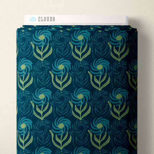 Pinwheel | Dark Teal --  Picnic by Tanya Celia-- Cloud 9