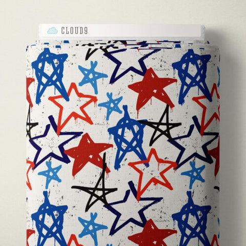 Punk Stars ---  Pop Stars By Cloud9 Fabrics -- Cloud 9