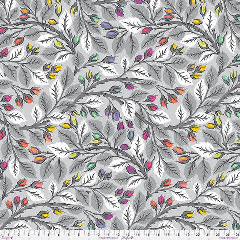 108" Backing Fabric - Best Buds - Fog ||  Graywork by Tula Pink -- Free Spirit Fabrics