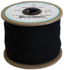 WOVEN NO ROLL 3/4"  -- Black