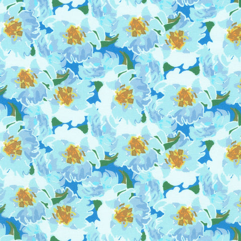 Flowers in CORNFLOWER by Sewing Down South from The Coastal Collection