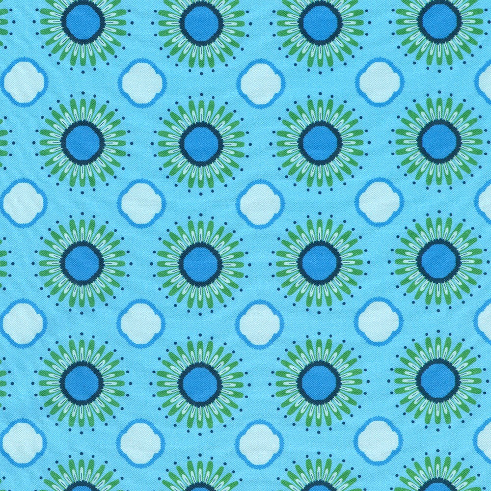 Starburst in LAGOON by Sewing Down South from The Coastal Collection