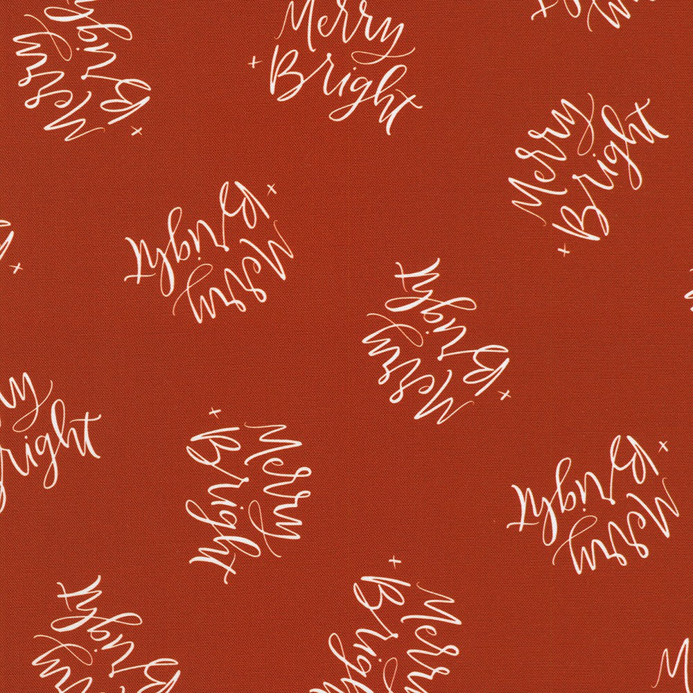 Merry & Bright in CRANBERRY by Sewing Down South from Holiday Nutcracker Collection -- Robert Kaufman