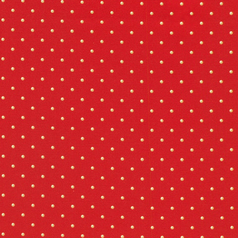 Dots in SCARLET by Sewing Down South from Holiday Nutcracker Collection -- Robert Kaufman