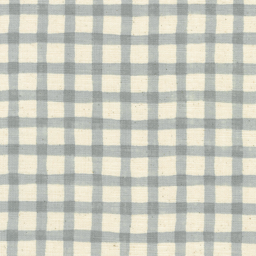 Silver Grey Plaid by Sevenberry from Cotton Slub Prints -- Robert Kaufman