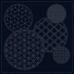 Sashiko Cloth Mixed Pattern-- QH Textiles Pty Ltd.