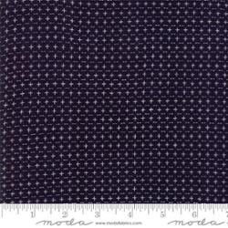Boro Foundations Indigo Crosses -- Boro Wovens Moda Fabrics