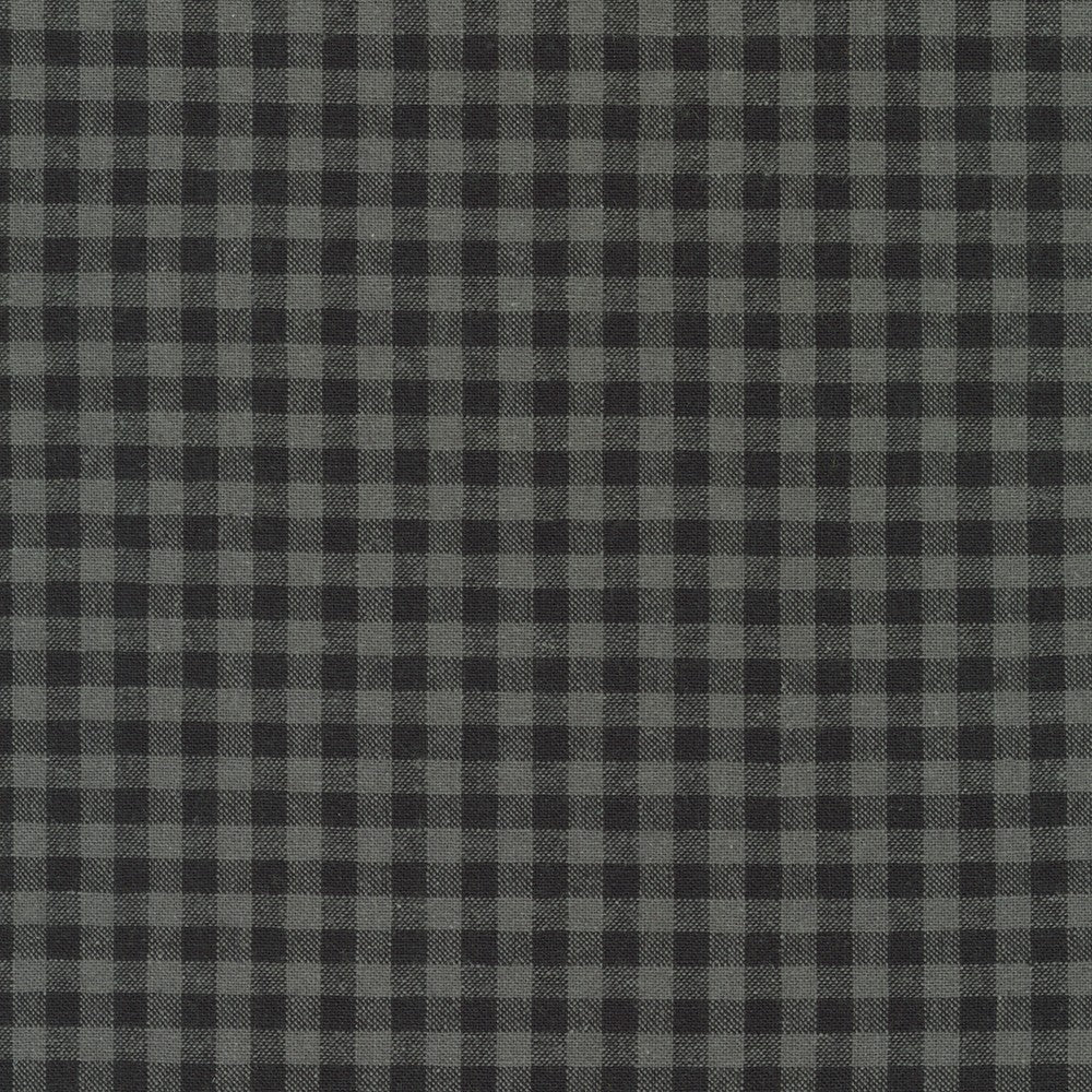 LICORICE Plaid from Essex Yarn Dyed Classic Wovens-- Robert Kaufman
