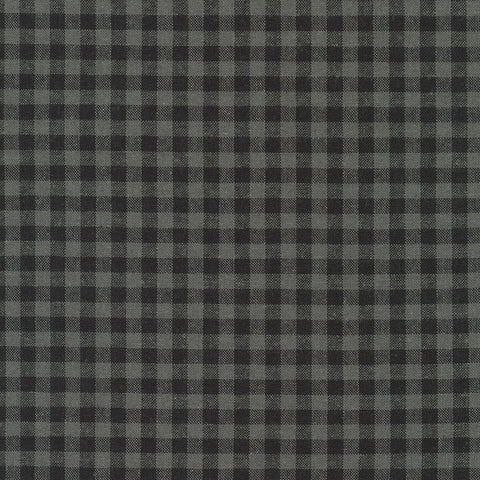 LICORICE Plaid from Essex Yarn Dyed Classic Wovens-- Robert Kaufman