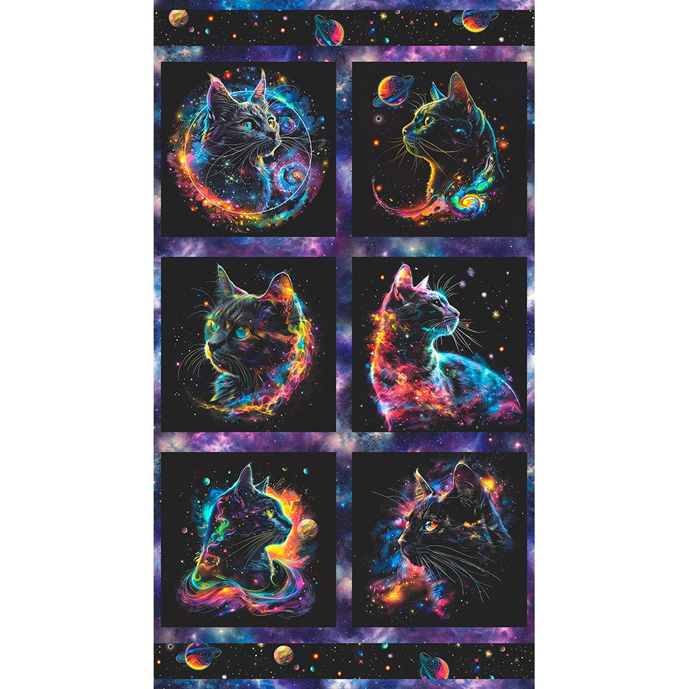 CELESTIAL Panel from Galaxy Cats -- Robert Kaufman