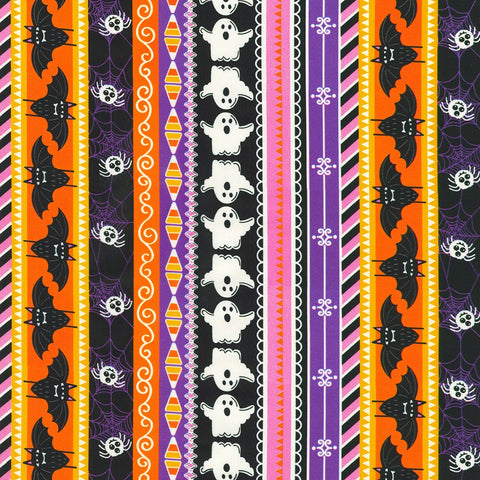 Spooky Stripes from Lights Out (glow in the dark) -- Robert Kaufman