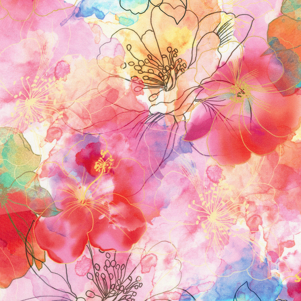 BLOSSOM from Wide Collection 108" wideback -- Robert Kaufman