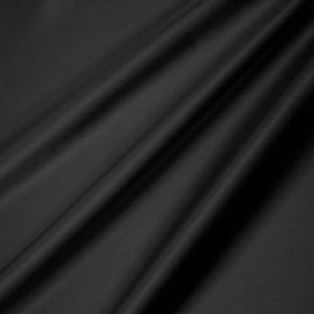 Black Silky Satin Solid -- Shannon Fabrics