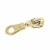 Donut #5 Zipper Sliders - Gold-- Sallie Tomato