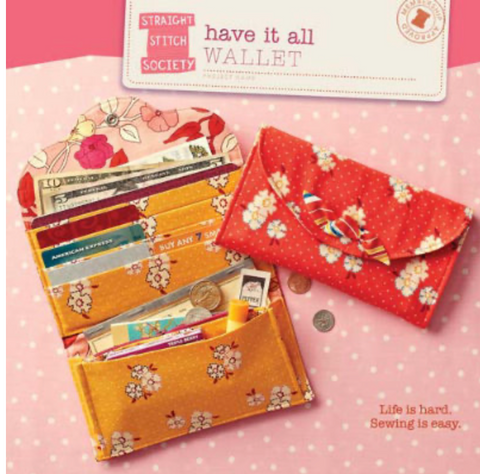 Have it All Wallet Pattern -- Straight Stitch Society