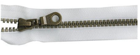 Brastique Close Bottom Zipper 9" -- Assorted Colors