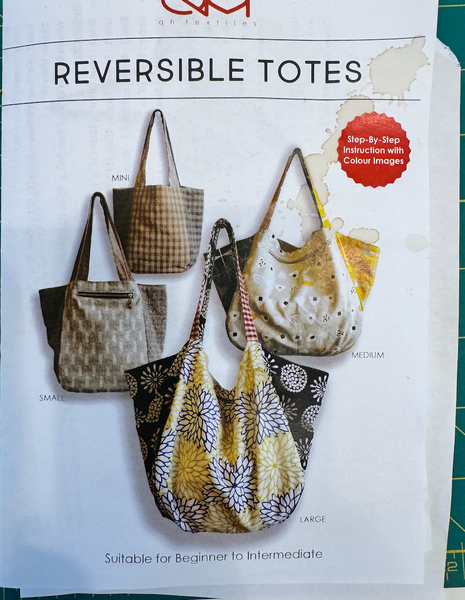 Sip & Sew  -- Reversible Tote