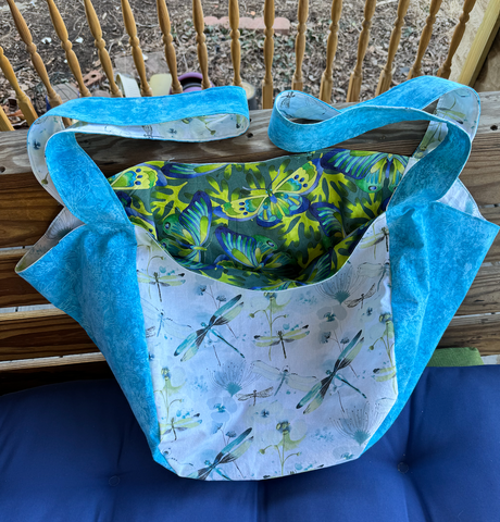 Sip & Sew  -- Reversible Tote