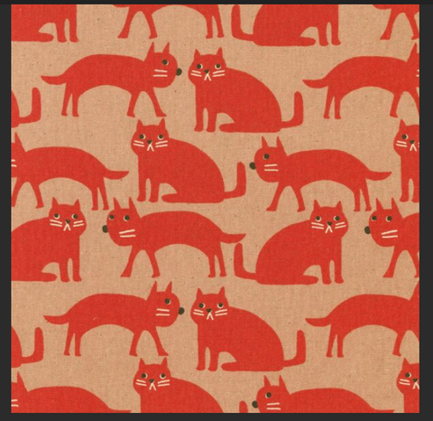 Cats in Strawberry from Sevenberry: Canvas Prints -- Robert Kaufman