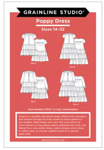 Poppy Dress Pattern -- Grainline Studios