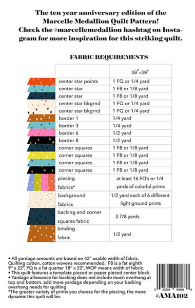 Marcelle Medallion Quilt Pattern --  Alexia Abegg for Ruby Star Society