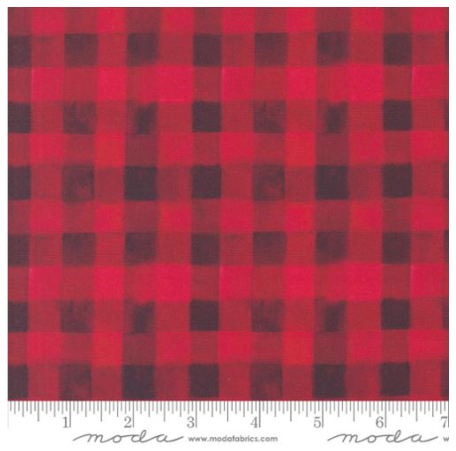 Watercolor Plaid Checks in Berry -- Love And Cheer by Amarilys Henderson -- Moda Fabrics