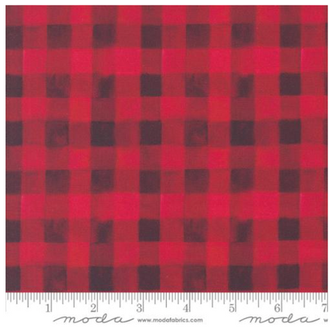 Watercolor Plaid Checks in Berry -- Love And Cheer by Amarilys Henderson -- Moda Fabrics