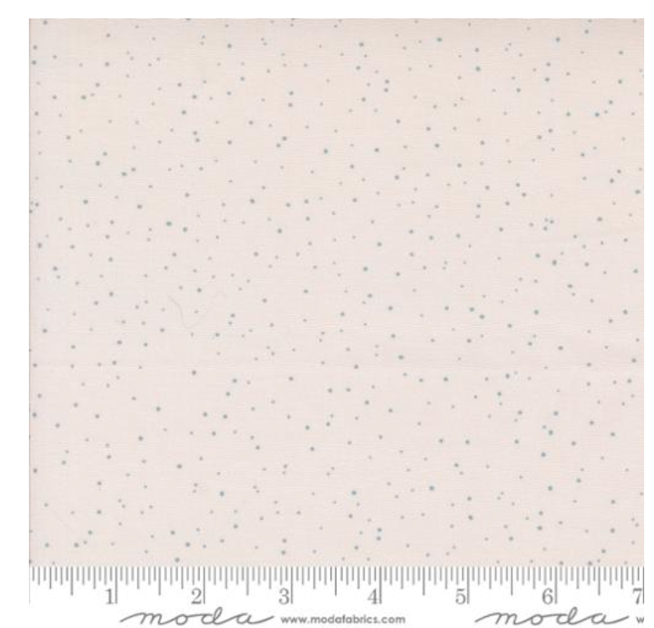 Snow Dots in Pearl  -- Purrfect Christmas by Elena Amo for Moda Fabrics