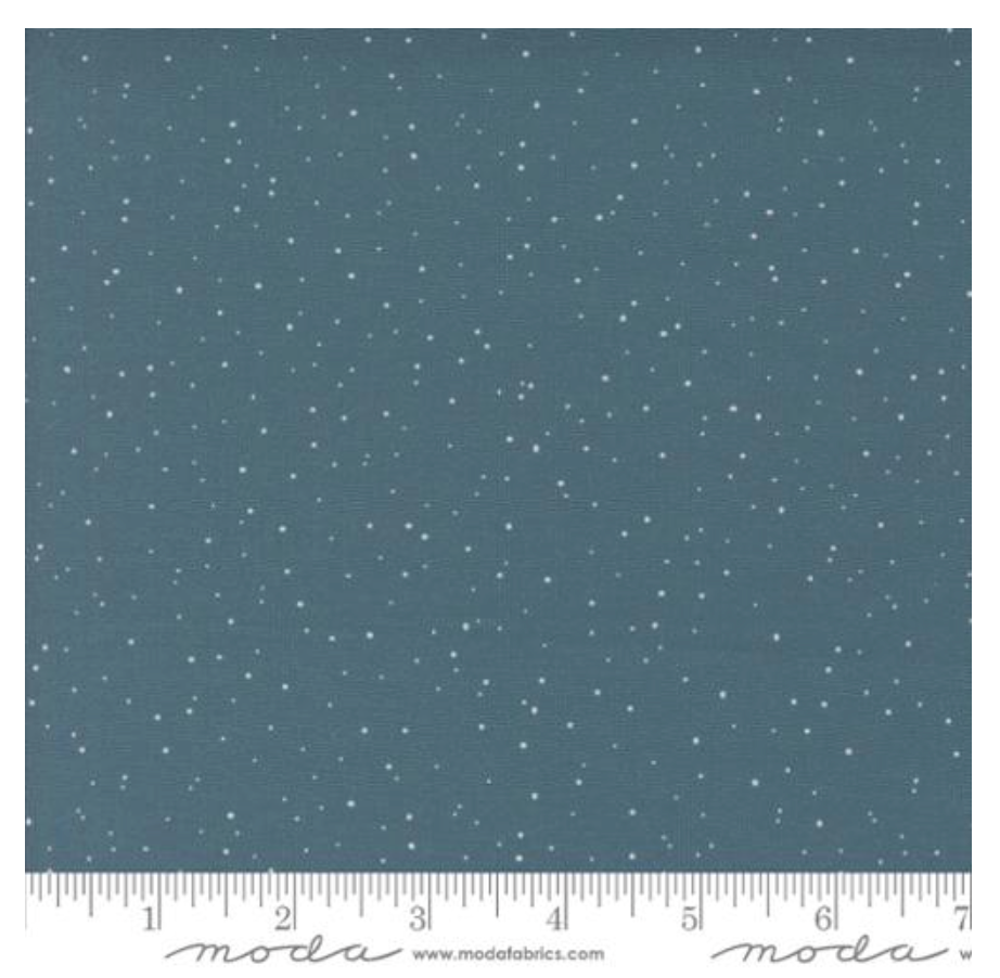 Snow Dots in Midnight -- Purrfect Christmas by Elena Amo for Moda Fabrics