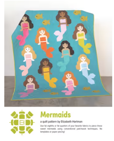 MermaidsQuilt Pattern --- Elizabeth Hartman Patterns