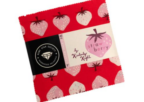Strawberry Charm Pack  -- Kim Kight for Ruby Star Society/ Moda Fabrics