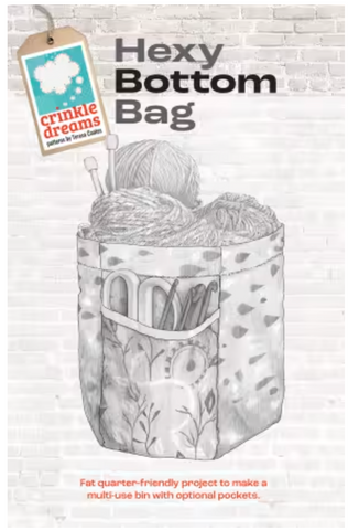 Hexy Bottom Bag Pattern -- Crinkle Dreams