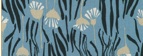 Flowers in Slate -- Orchard Run by Anna Graham of Noodlehead  --- Robert Kaufman Fabrics